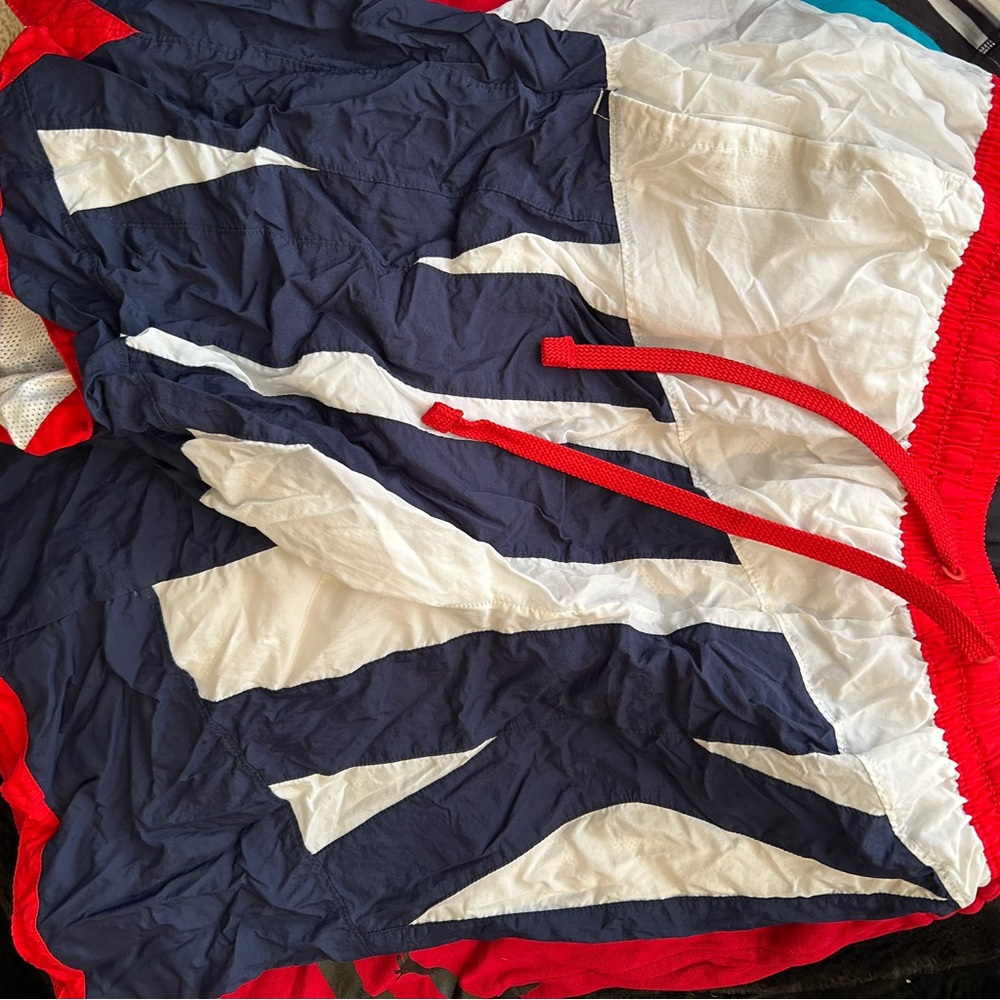 Nike Men's Athletic Shorts - Red, White, and Blue